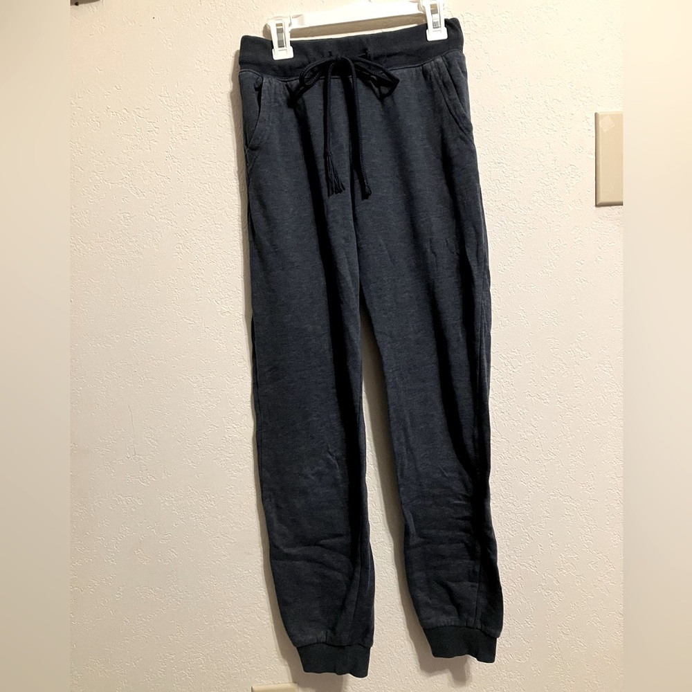 Divided H&M navy drawstring elastic waist pocket joggers sweatpants XS